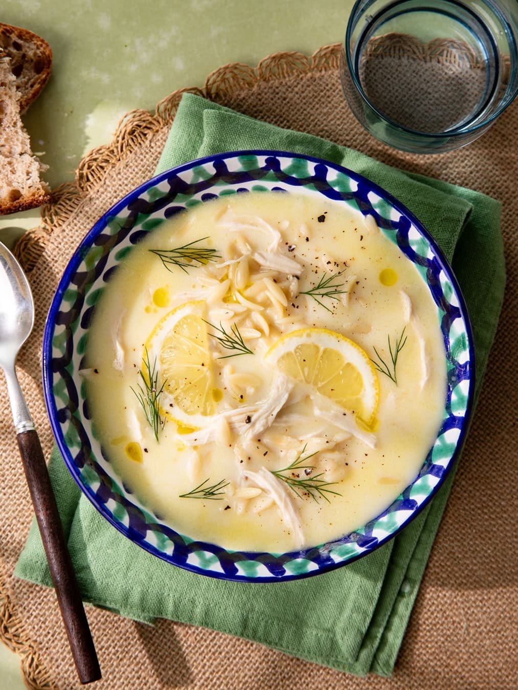 Avgolemono : la soupe grecque au poulet et citron qui fait voyager !