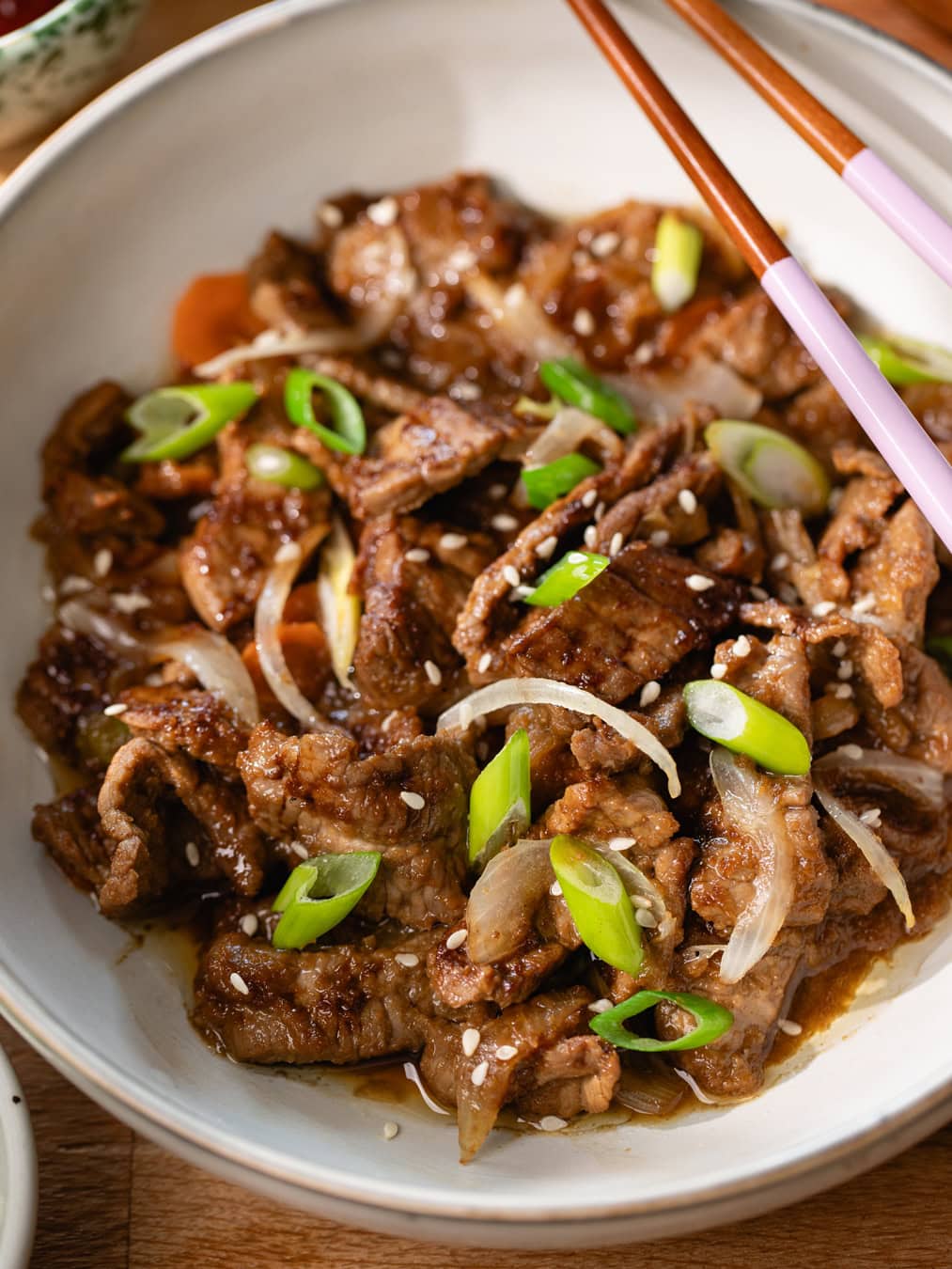 Bol de bœuf bulgogi coréen