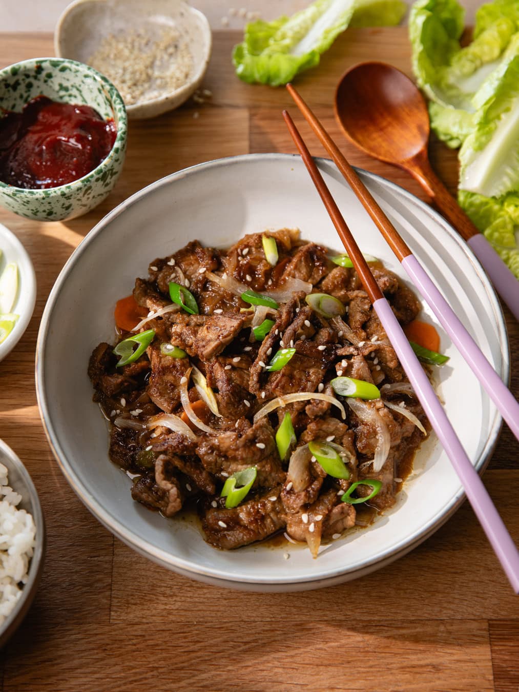 Bol de bœuf bulgogi coréen