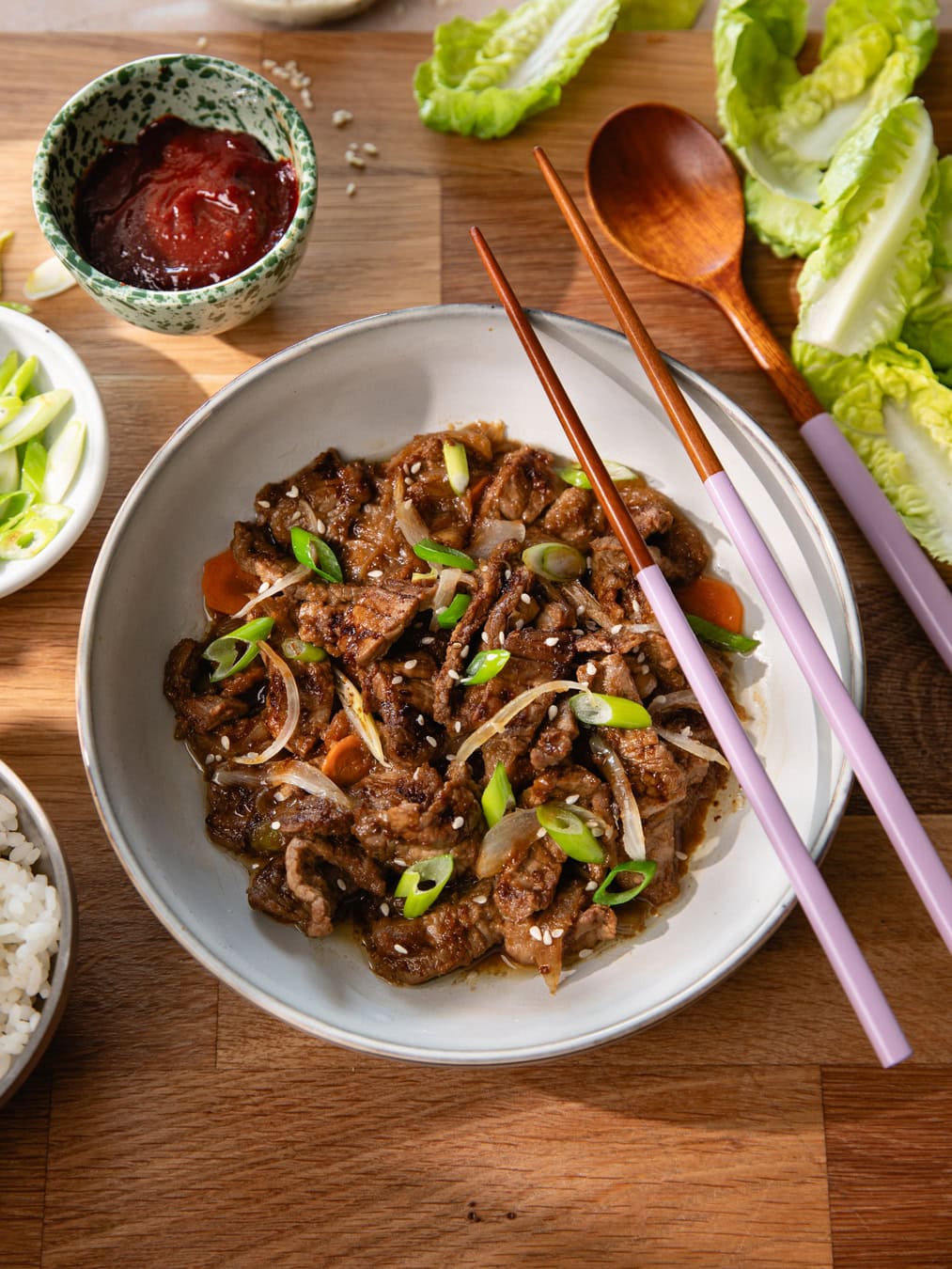 Bol de bœuf bulgogi coréen