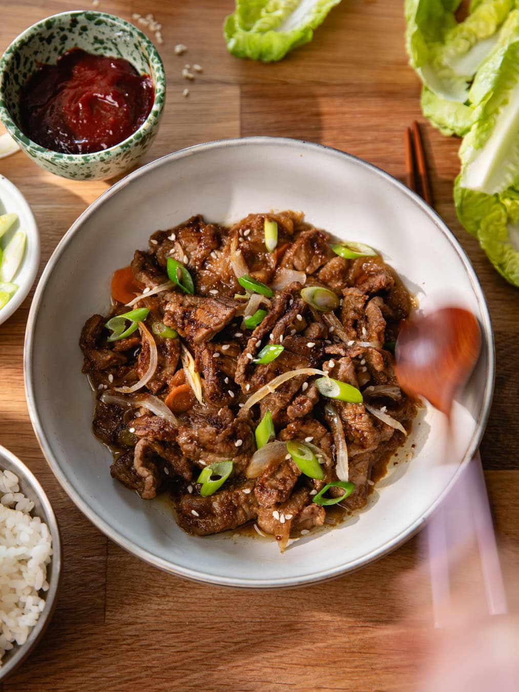 Bol de bœuf bulgogi coréen