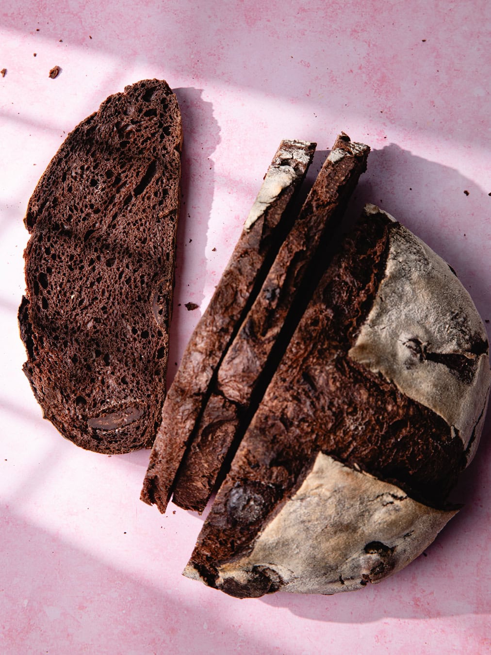 Pain au levain double chocolat