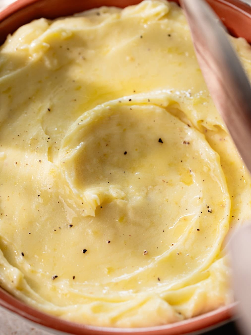 Plat de purée de pommes de terre maison