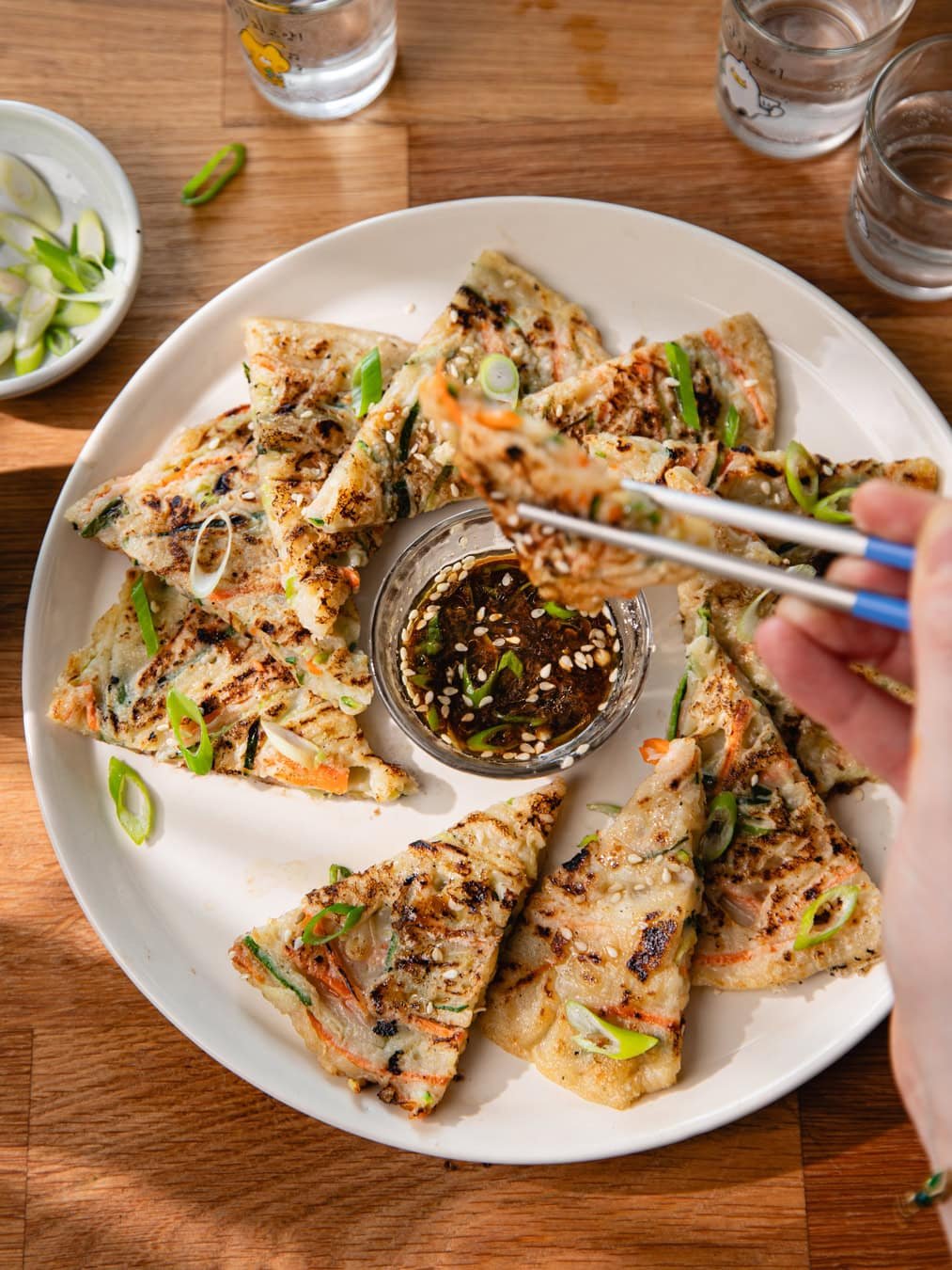 Yachaejeon : les pancakes coréens aux légumes croustillants !